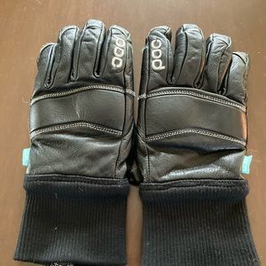 Leather POC gloves